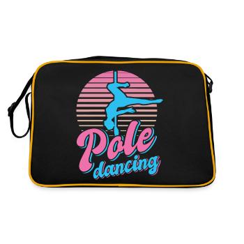 Pole Dance Dancer, Pole Dance, Pole Dancing - Sac Retro - noir/or - Dos
