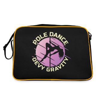 Pole Dance Dancer, Pole Dance, Pole Dancing - Sac Retro - noir/or - Dos