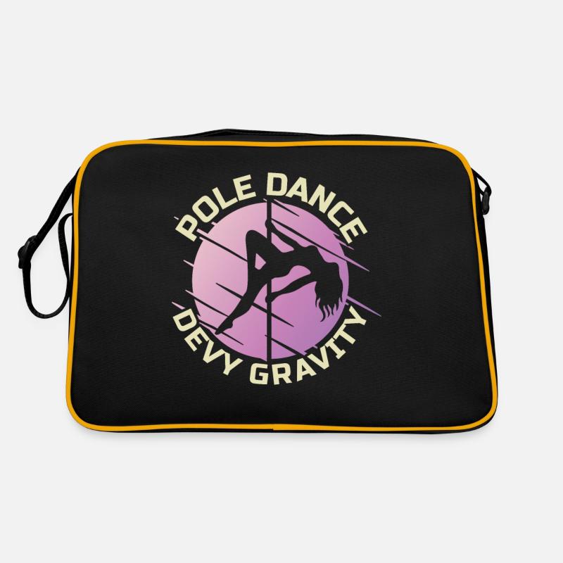 Pole Dance Tänzerin, Stangentanz, Pole Dancing Retro Tasche