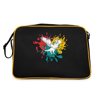Eagle - Retro Bag - black/gold - Back