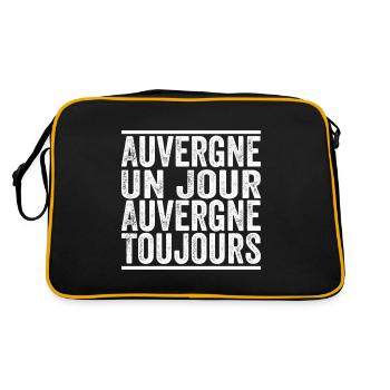 auvergnat un jour auvergnat toujours - Sac Retro - noir/or - Dos