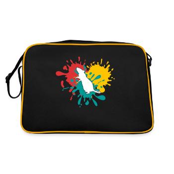 Mouse - Retro Bag - black/gold - Back