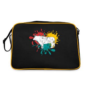 Bull - Retro Bag - black/gold - Back