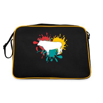 Bull - Retro Bag - black/gold - Back