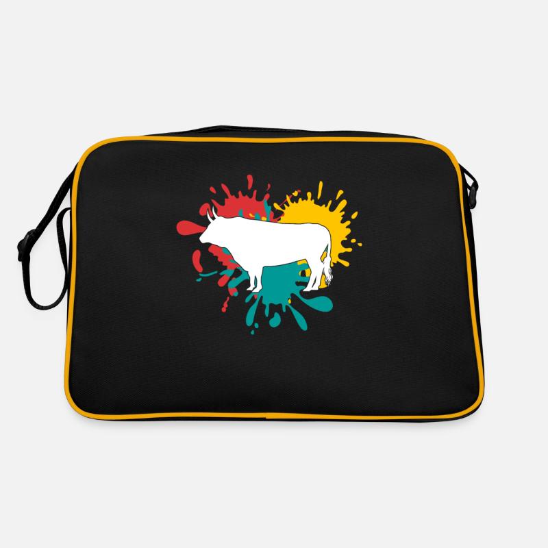 Taureau - Sac Retro - noir/or