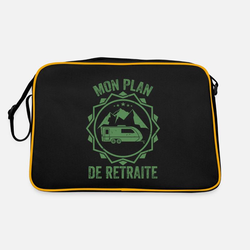 Camping Car Meilleur Plan De Retraite | Retraité Sac Retro