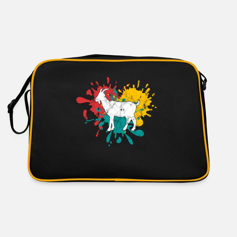 Silhouette de chèvre Sac Retro