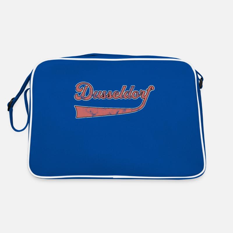 Lettrage de Düsseldorf Sac Retro
