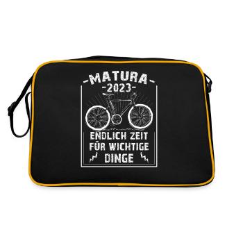 Matura 2023 Abitur Mountainbike MTB Fahrrad Matura - Retro Bag - black/gold - Back