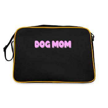 chiens maman chien maman - Sac Retro - noir/or - Dos