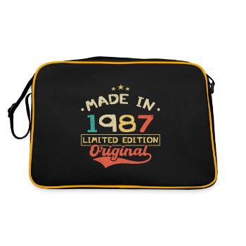 Made in 1987 | Limited Edition 1987 - Sac Retro - noir/or - Dos