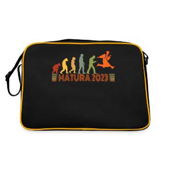 Matura 2023 Abitur passé Evolution rétro - Sac Retro - noir/or - Dos