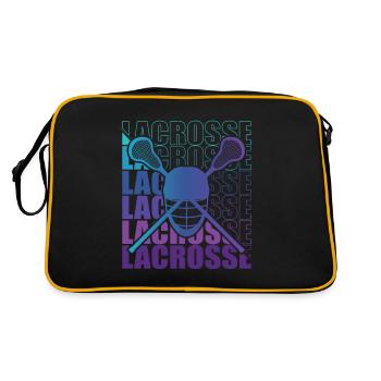 Lacrosse LAX Club Team Players Coaches Fans Coach - Sac Retro - noir/or - Dos
