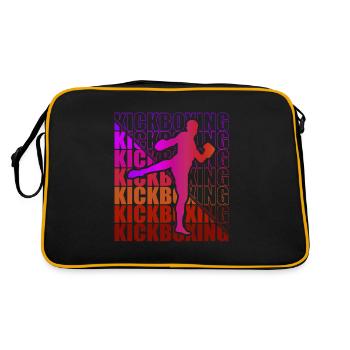 Kickboxer Arts Martiaux Kickboxing Kickboxen - Sac Retro - noir/or - Dos