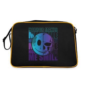Zombie Horror Horror Film Festival + Halloween - Retro Bag - black/gold - Back