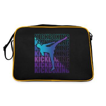 Kickboxer Arts Martiaux Kickboxing Kickboxen - Sac Retro - noir/or - Dos