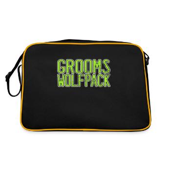 Groom's Wolf Pack - Retro Bag - black/gold - Back