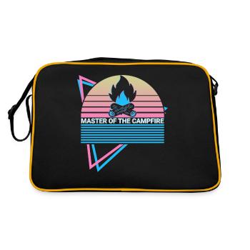 Fun camping camper Camp Retro - Retro Bag - black/gold - Back