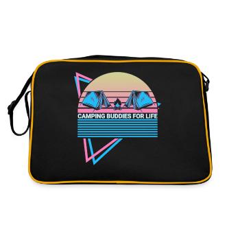 Fun camping camper Camp Retro - Retro Bag - black/gold - Back