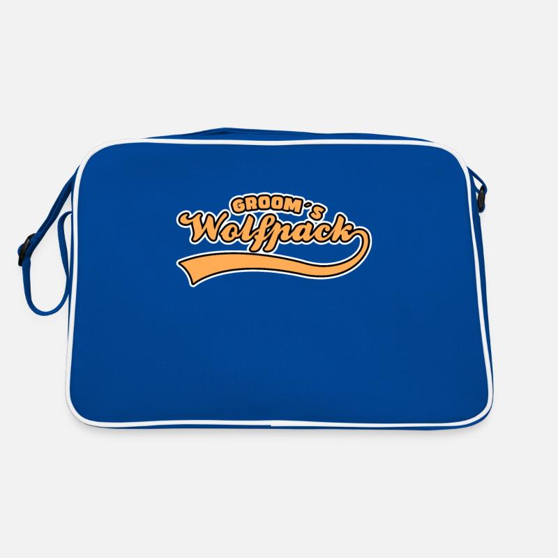 Bräutigam`s Wolfsrudel Retro Tasche