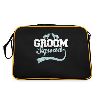 Groom's Wolf Pack - Retro Bag - black/gold - Back