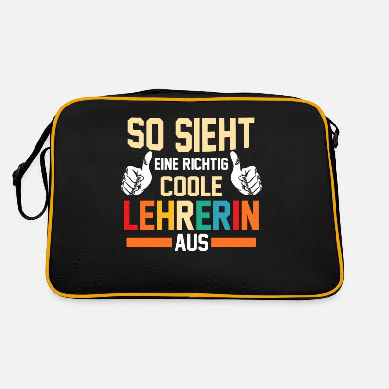 Schullehrerin Lehrerin Retro Tasche