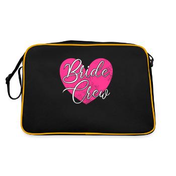 Équipage de la mariée - Sac Retro - noir/or - Dos