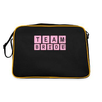 Équipage de la mariée - Sac Retro - noir/or - Dos