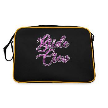 Équipage de la mariée - Sac Retro - noir/or - Dos