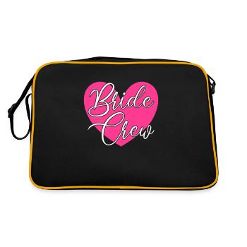 Équipage de la mariée - Sac Retro - noir/or - Dos