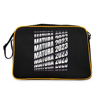 Examen Matura 2023 Abitur Matura réussi - Sac Retro - noir/or - Dos