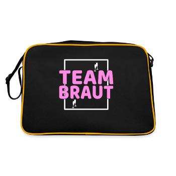 Épouse de l’équipe - Sac Retro - noir/or - Dos