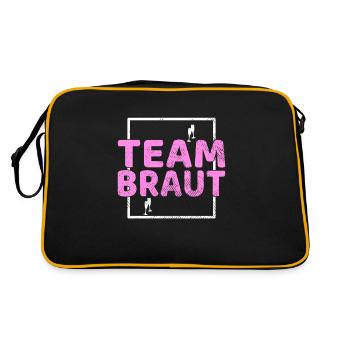 Épouse de l’équipe - Sac Retro - noir/or - Dos