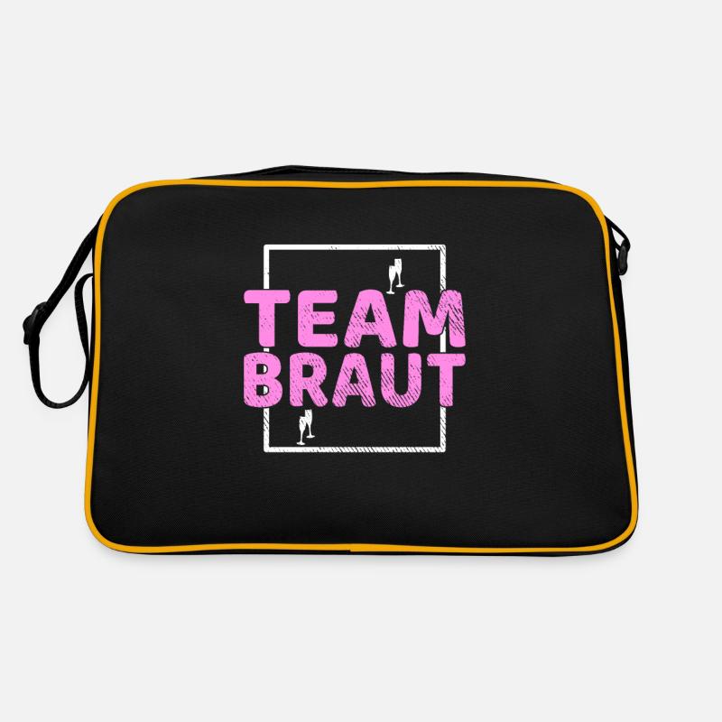 Team Braut Retro Tasche