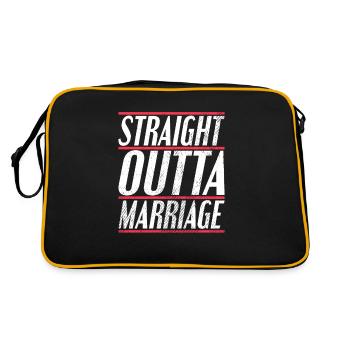 Divorce Separation Verdict - Retro Bag - black/gold - Back