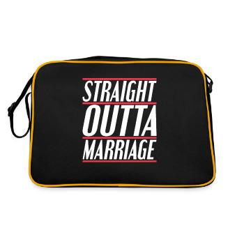 Divorce Separation Verdict - Retro Bag - black/gold - Back