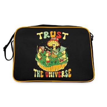 Hippie Mushroomhead Trust L’Univers - Sac Retro - noir/or - Dos