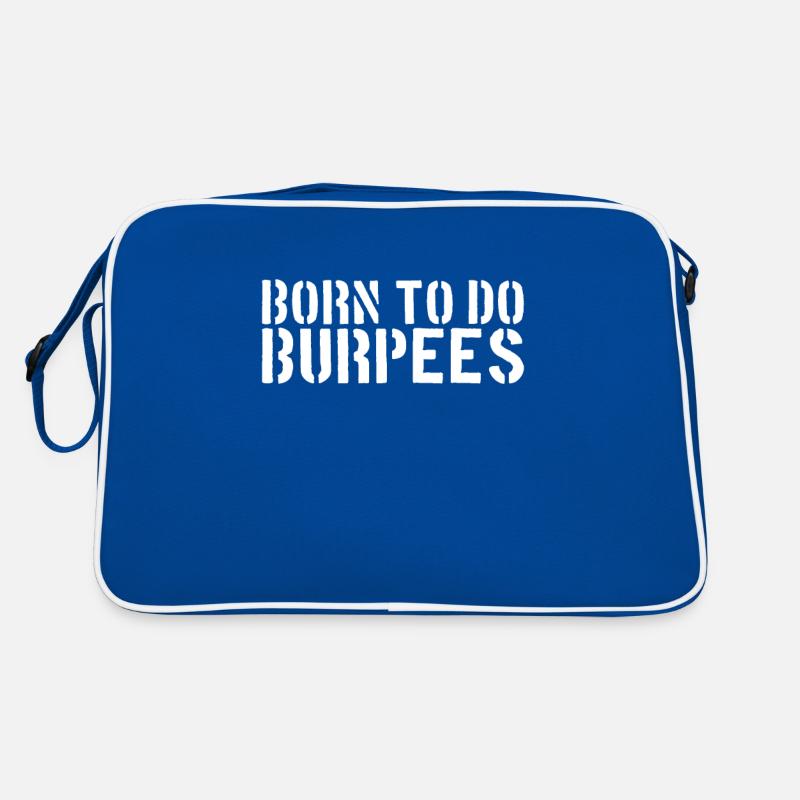 Burpee Spruch Retro Tasche