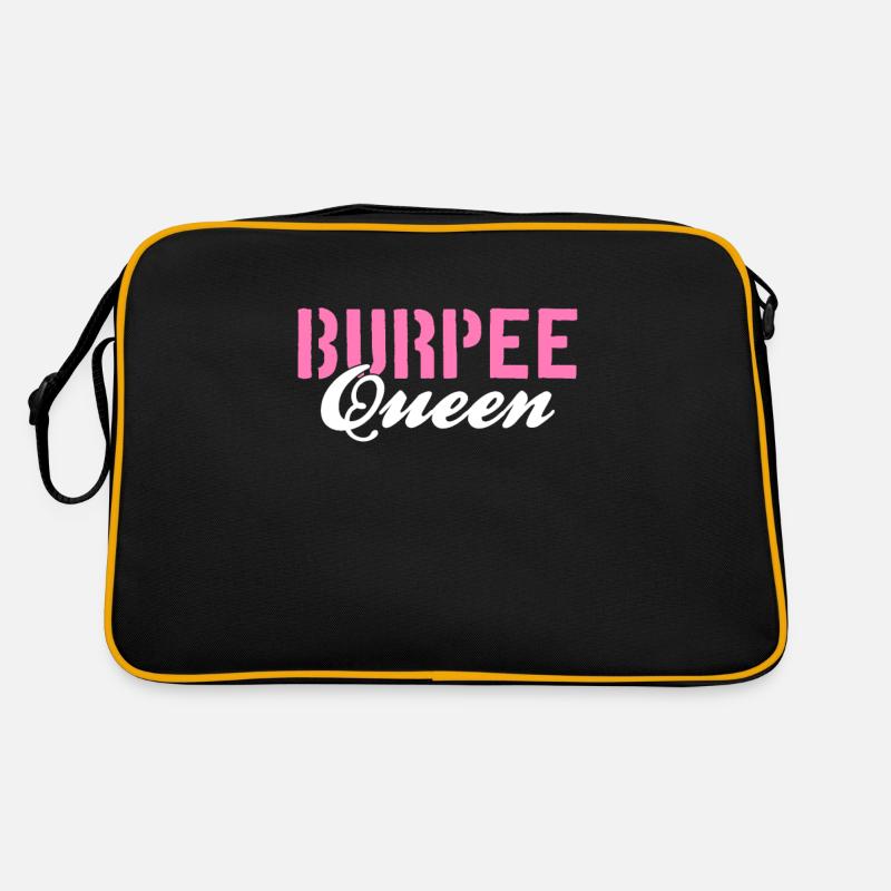 Burpee Queen - Sac Retro - noir/or