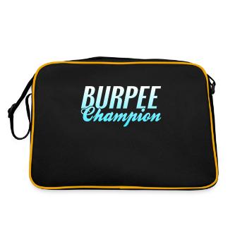 Burpee Champion - Sac Retro - noir/or - Dos