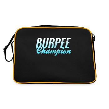 Burpee Champion - Sac Retro - noir/or - Dos