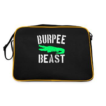 Bête Burpee - Sac Retro - noir/or - Dos