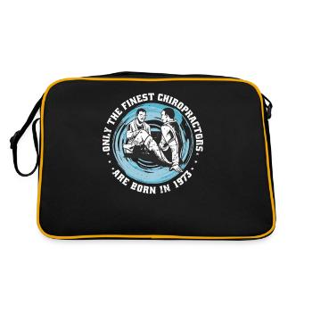 Physiotherapy born 1973 - Retro Bag - black/gold - Back