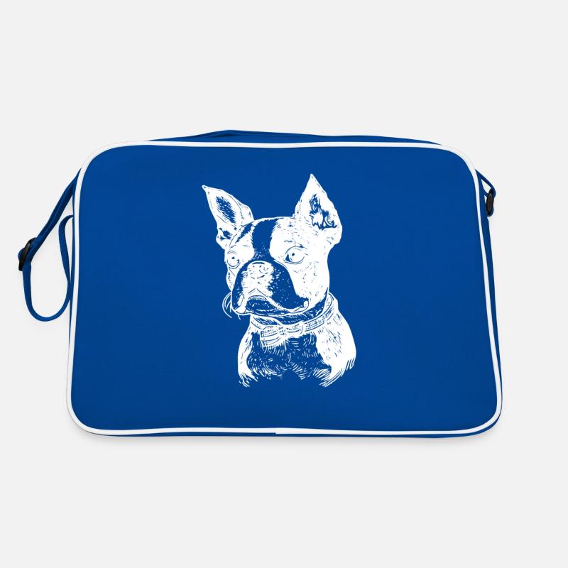 Boston Terrier Retro Tasche