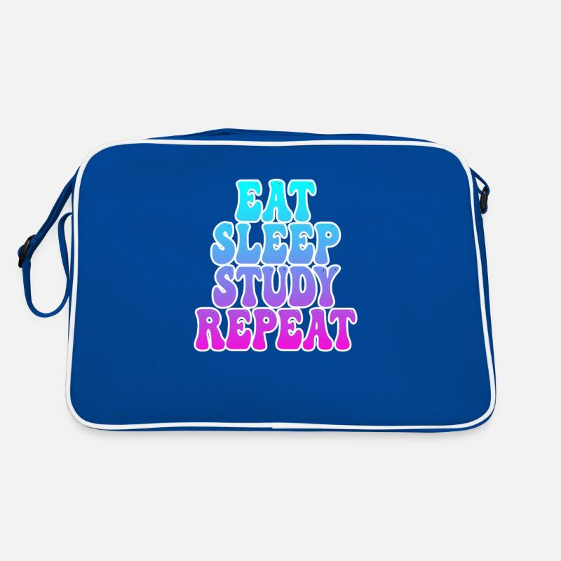 Eating Sleeping Studying Retro Bag