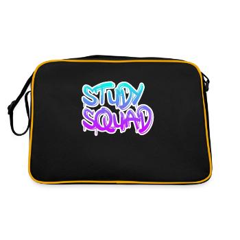 Study Squad - Retro Bag - black/gold - Back