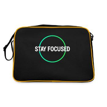 Chemise Focus Learning - Sac Retro - noir/or - Dos