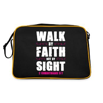 Bible Trust - Retro Bag - black/gold - Back