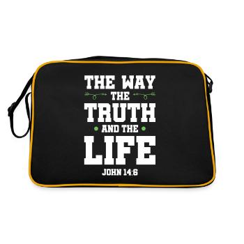 The Way of Living Truth - Retro Bag - black/gold - Back