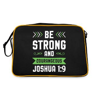 Versets bibliques - Sac Retro - noir/or - Dos